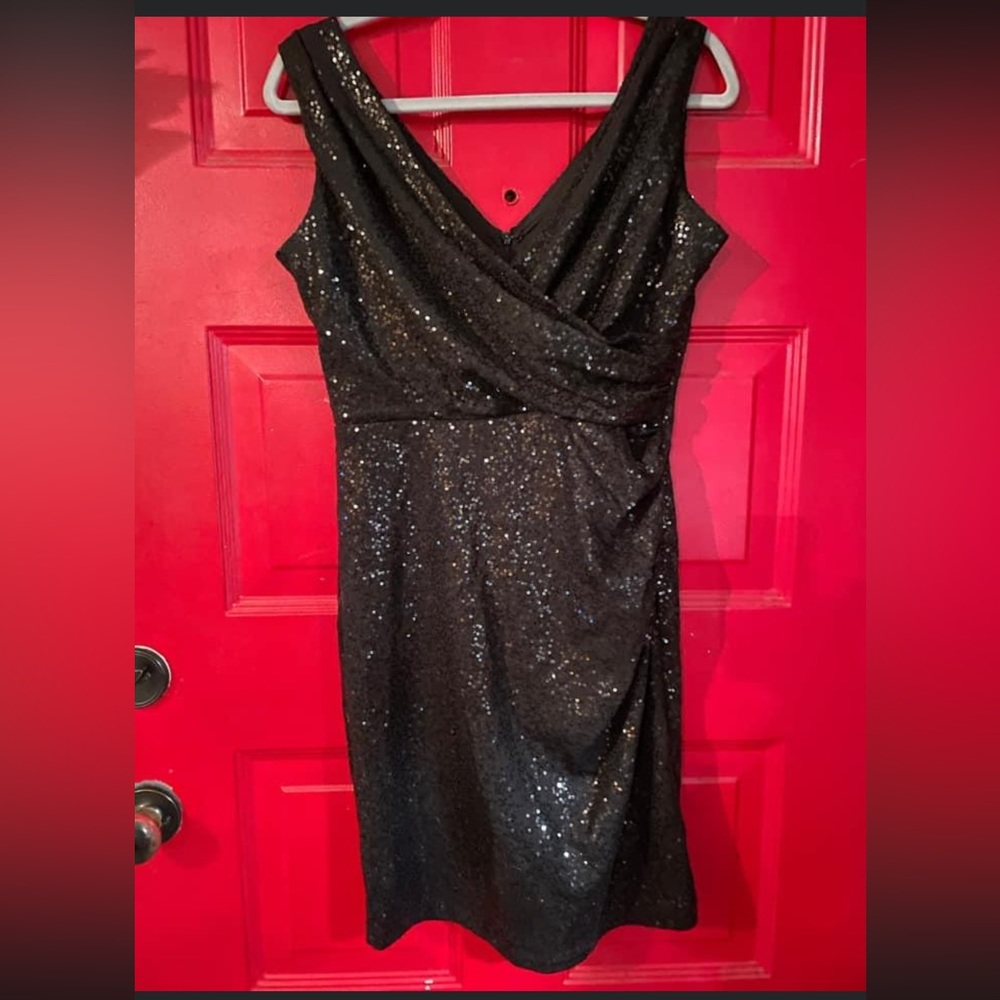 Size 10 sequined cocktail party dress. Worn once